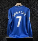 Manchester United 07-08 Away Jersey     Retro Long Sleeve     Cristiano Ronaldo 7