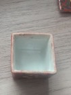 Vintage China Porcelain Trinket Jewelry Box With Lid Floral Small 1 