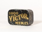 Large Original Victor Needle Tin For 1000 Victor Phonograph Needles   Scarce