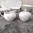 Vintage Johann Haviland Golden Wheat China Dinner Set 46 Pc Bavaria Germany
