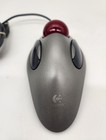 Logitech Trackman Marble Trackball Wired Usb Grey Mouse T-bc21 Tested  Works