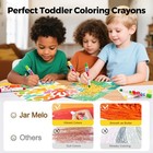 Jar Melo Jumbo Crayons For Toddlers  36 36 Count  pack Of 1   Multicolor 