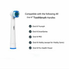 20pcs Precision Electric Toothbrush Replacement Fit For Oral  Braun Brush Heads