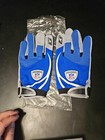 Reebok Football Gloves Nfl Equipment Adult 4xl New In Factory Packaging - Blue