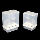 No Mess Automatic Bird Feeder For Cage And Wild Birds With Bottom Collecting Bin