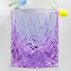Purple 7 5oz Hand Engrave To Edo Kiriko Crystal Whiskey Glass Gift Packing 1pc