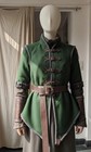 Medieval Green Gambeson Padded Armor Jacket Knight Larp Reenactment Costume
