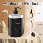 Massage Oil Warmer Bottle Professional Lotion For Spa  Automatic Black 