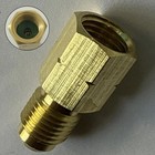 R454b r32 Tanks Hvac R32 Reverse Thread 1 4    Female  1 4    Male Adapter For A2l