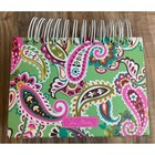 Cookin  With Vera Bradley Tutti Frutti Spiral Recipe Binder Book Cards Organizer