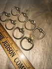 Old Screw In Cabinet Door Drawer Pulls Brass Or Metal 8 Total  Vintage Ring Pull