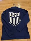 Nike Men s Usa Academy Pro Jacket Loyal Blue white Sz M Dh4752 Soccer Training
