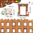  24 Pack Christmas Picture Frame Craft Kits Diy Fireplace Christmas Photo 