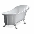 Ove Decors Clawfoot Tub Gloss White Acrylic 26 X 66 -inch