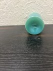 Antique Bristol Opaline Glass Vase   19th Century Victorian Aqua Green Hand Blown