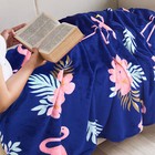 Super Soft Plush Flannel Fleece Throw Blanket Lightweight Sofa Bed Blanket 50x60