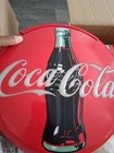 Vintage 1997 Coca-cola Button Telephone Round Disc Light Up Landline Works