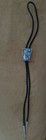 Vintage 1970s Navajo Sterling Silver   Turquoise Bolo Tie Signed Db Unused Wow 