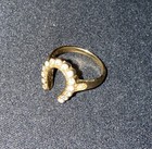 Elvis Presley Costume Diamond Horseshoe Ring Jewelery