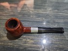 Vintage Imported Briar Tobacco Smoking Pipe Silver Band Estate Find