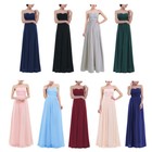 Women s Long Ball Gown Chiffon Maxi Evening Cocktail Party Prom Bridesmaid Dress