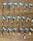Lot Of 38 Vintage Inline Fishing Spinner Lures