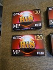 Tdk Hi8 Mp120 P6-120h8mp Camcorder Tapes Media Sealed - Lot Of 4 Sealed New Hi8