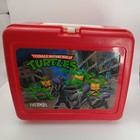 Tmnt Teenage Mutant Ninja Turtles Thermos Red Lunchbox 1989 Mirage Studios Read