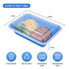 50-pack 32oz Meal Prep Containers With Lids     Leakproof  Stackable  Microwave