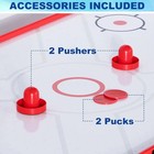 58 Inch Led Folding Air Hockey Table For Family  Foldable Sports Hockey Game Set
