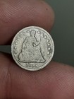 1857 Seated Liberty Half Dime  1