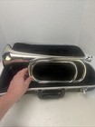 Regiment Bugle-silver-key Of G f-padded Case 6  5al Silver Plated Mouthpiece