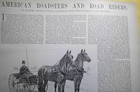 American Roadsters   Road Riders - Harper   s Weekly Supplement  May 30 1891