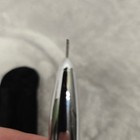 Chrome Silver Ballpoint Pen And Mechanical Pencil Set With Velvet Pouch 2pc