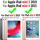For Ipad Mini 4 5 Smart Cover Leather 360 Rotating Stand Case   Screen Protector