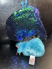Ty Beanie Boos Flippables Sequin Peacock Plush 