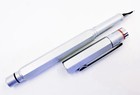 Nos Rotring Newton Silver Colour Fountain Pen Metal M Nib Germany