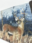 Vintage Hand Painted Deer Buck Handsaw 29    Warranted Superior Wall Decor
