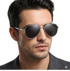 Aviator Shape Full Rim Polarized Sunglasses  100  Uv Protected For Men   Women