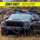 Roof Rack Cargo Basket For 2007-2021 Tundra Crewmax Cab With 2 Led Lights