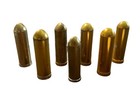 7 Vtg Revlon Gold Tone Bullet Lipstick Brass Tube Russian Sable