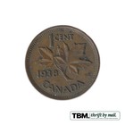 1938 Canada Canadian Small Cent Very Fine