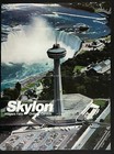 1980s Skylon Restaurant Deck Niagara Falls Canada Vintage Travel Brochure Poster