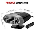 1000w Heater Portable Heating Cooling Fan Defroster Demister For Car Truck 12v