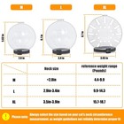 Cat Transparent Muzzle With Breathable Hood  Adjustable Kitten Astronaut Helm   