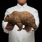 New Emulation North American Brown Bear Figurine Model Animal Sculpture In Stock