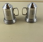 Vintage Shaker Set Pewter Style Beer Stein Salt And Pepper