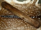  carved Wooden Dough Bowl Primitive Wood Trencher Baguette Rustic Ranch 36-39 