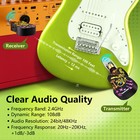 Ingpartner Guitar Wireless System B9 Audio Transmitter Receiver Rechargeable Usa
