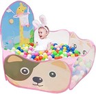 Kids Ball Pit  Pop Up 3 children Play Tent  Toddler Ball Pool Baby Crawl Animal